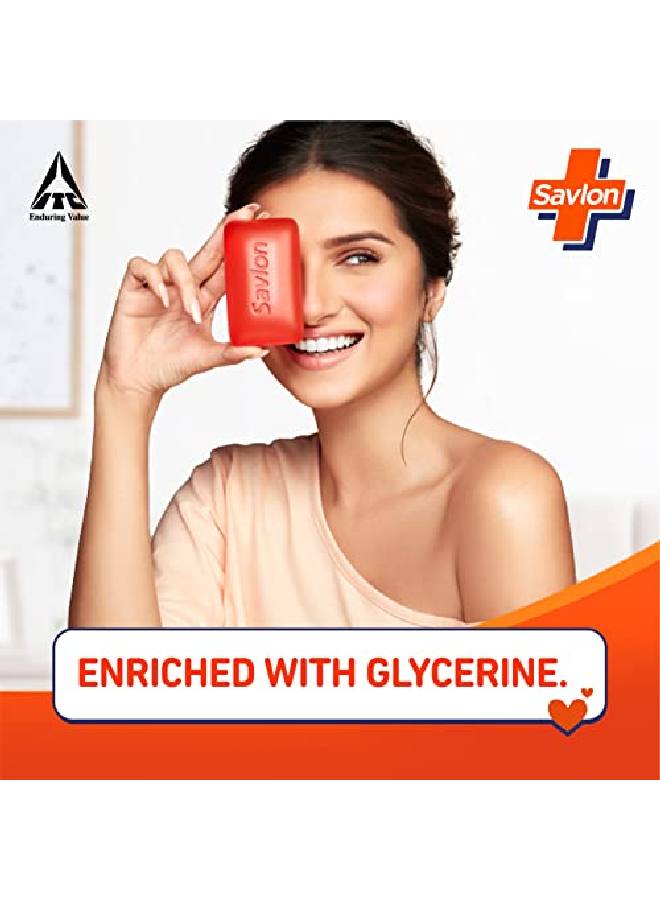 Savlon Moisturizing Glycerin soap bar with germ protection Pack of 5125g each - Image 4