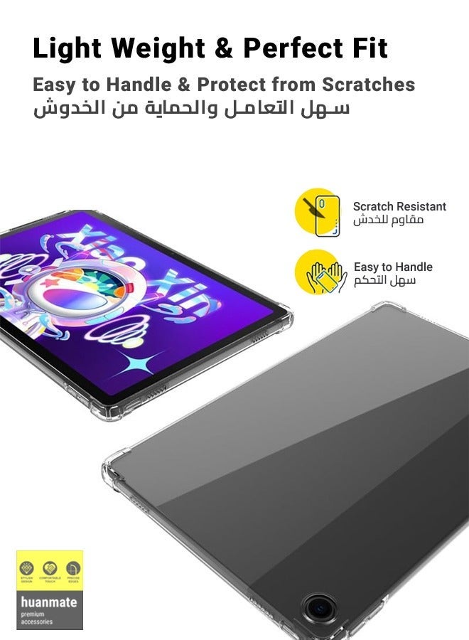 huanmate ShockProof Protection Case Cover For Lenovo Tab M10 Plus Clear - Image 3