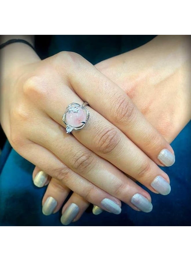 Studd Muffyn Unisex-Adult | Rose Quartz Ring,One Size - Image 4