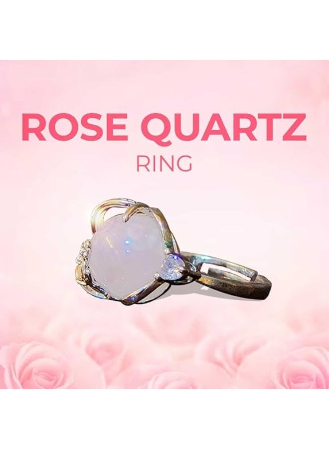 Studd Muffyn Unisex-Adult | Rose Quartz Ring,One Size - Image 2