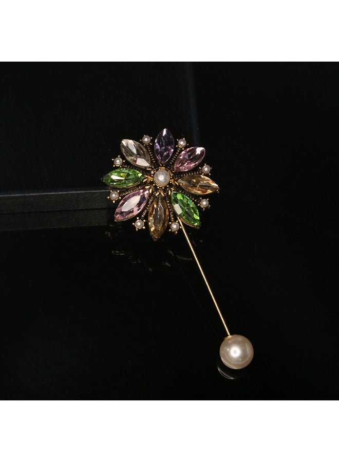 KUYING New Versatile One Letter Pin Insertion Brooch 