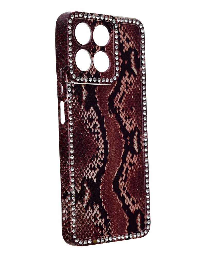 جراب هاتف بلاستيكي مرصع بأحجار الراين لهاتف هونر X7c - متعدد الألوان STM-002-HonX7c - Image 2