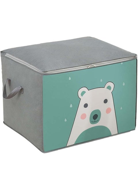 Clothes Storage Organizer, Foldable Fabric Bags, Blanket Storage Containers, Box with Handle, Large Capacity Bins, Closet Organizer, Clothes, Blankets, Pillows, Comforters, Bedroom
