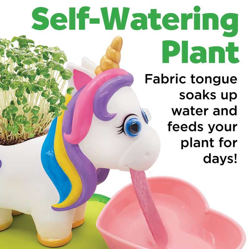 Creativity for Kids Unicorn Self-Watering Plant Pet, Unicorn Crafts for Girls and Boys, Kids DIY Craft Kit (Ages 6+) - Image 5