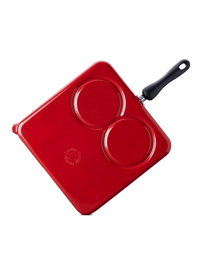 Prestige Classique Square Breakfast Pan Red 28cm - Image 2
