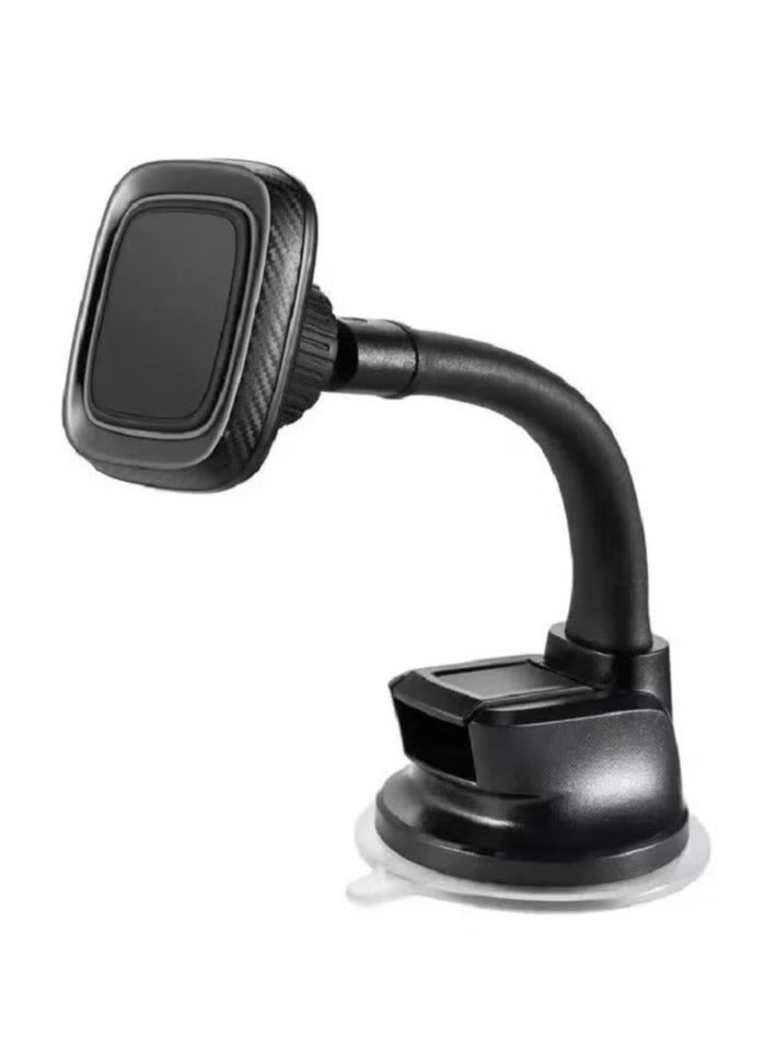 ELTRAZONE 2024 Universal Magnetic Car Mount – Strong Magnet Phone Holder for Dashboard, Compact & Stylish Stand for Hands-Free Driving, 360° Rotation, Secure Grip for All Smartphones black - Image 1