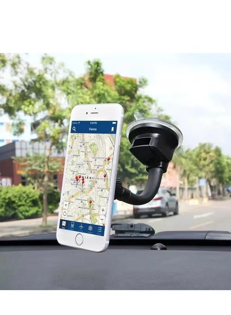 ELTRAZONE 2024 Universal Magnetic Car Mount – Strong Magnet Phone Holder for Dashboard, Compact & Stylish Stand for Hands-Free Driving, 360° Rotation, Secure Grip for All Smartphones black - Image 3