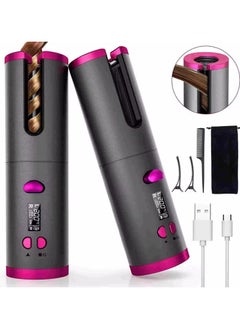 General USB curling iron/wireless curling iron, rechargeable, hot-selling automatic curling iron, lazy curling iron, suitable for business trips and dormitories.  - Image 2