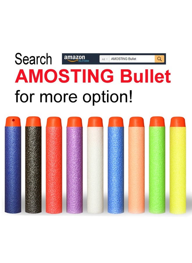 AMOSTING - Nerf Bullets Refill Darts 1000Pcs Bulk Bullets Pack For Nerf N-Strike Elite 2.0 Series - Compatible With All Elite Blasters Blue - Image 1