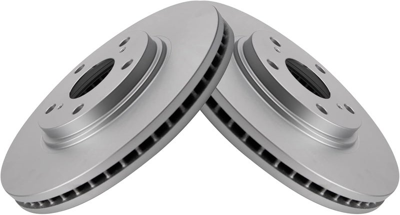 TRQ Front Brake Rotor Set G Coated Vented Compatible with 1999-2003 Lexus RX300 2004-2006 ES330 2002-2004 Toyota Camry - Image 3