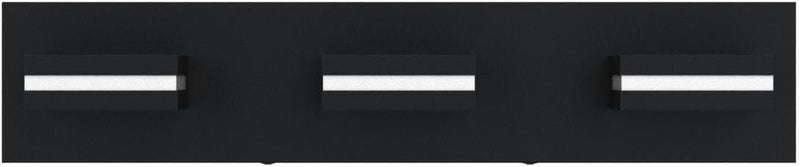 SineRise LED Modern Bathroom Vanity Light Fixture - 3-Light, 24-Inch, Matte Black - Image 4