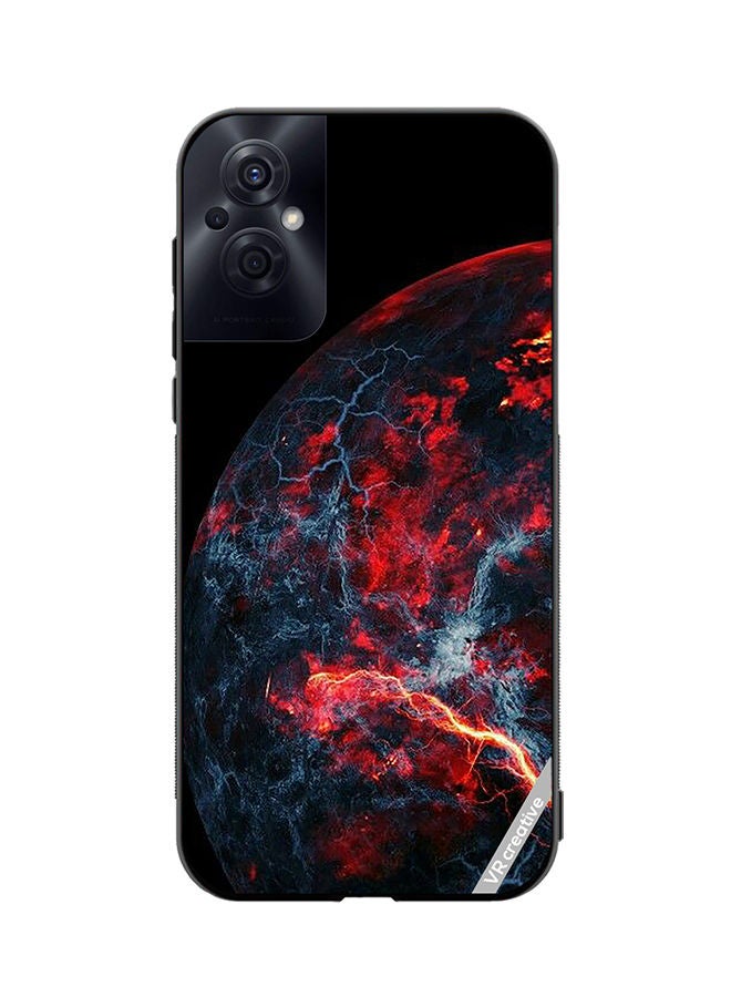 VR CREATIVE Protective Case Cover For Oppo Reno8 Z Planet Design Multicolour - Image 1