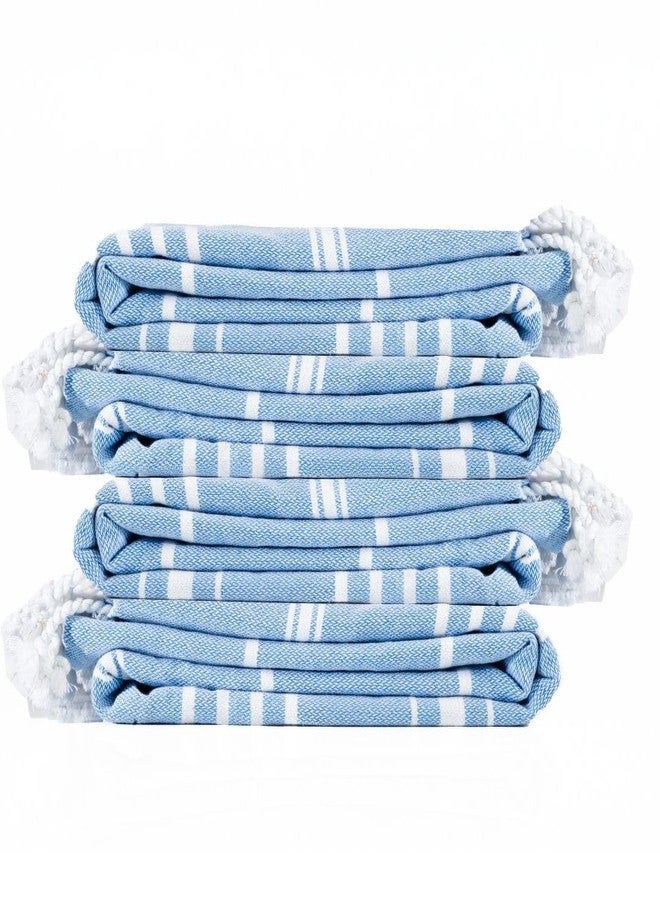 9Threads 100% Cotton Turkish Beach Towel with Bag Towels Oversized 36"x72" Pool Absorbent Extra Large Quick Dry Sand Travel Towel (Azure Bliss, 4 Pack) - Image 2