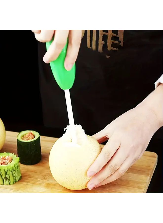 Multicolor 5 Piece Vegetable Pitting Tool Set for Removing Cores from Fruits and Vegetables - Image 5