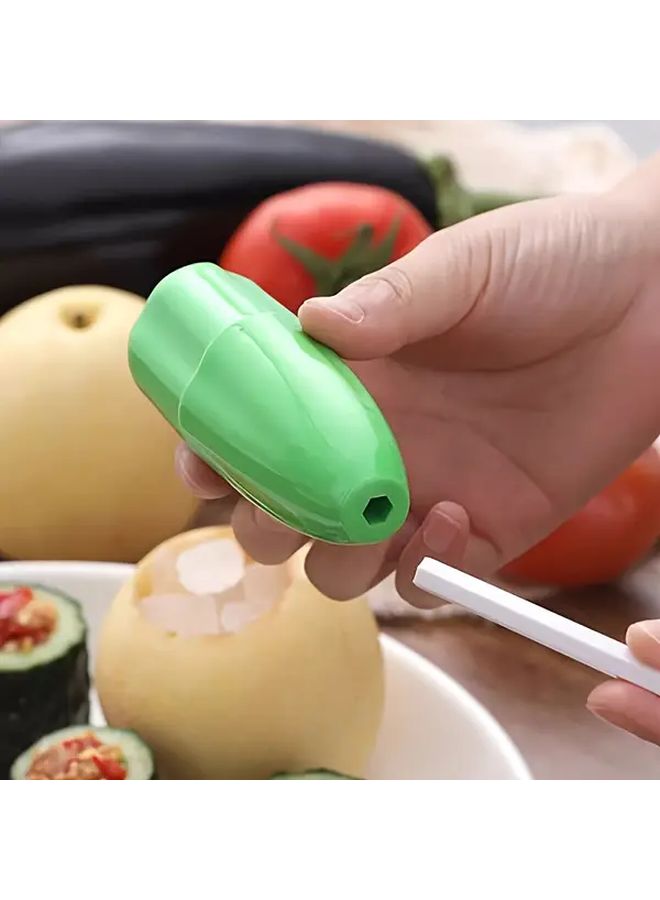 Multicolor 5 Piece Vegetable Pitting Tool Set for Removing Cores from Fruits and Vegetables - Image 4