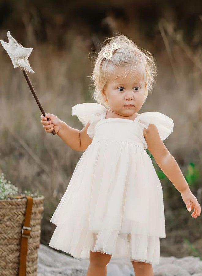 CellElection Baby Girls Hair Bow Clips,Tiny Bows Cotton Fully Lined Hair Clips Fine Hair for Girls Infants Toddlers 20pcs - Image 4