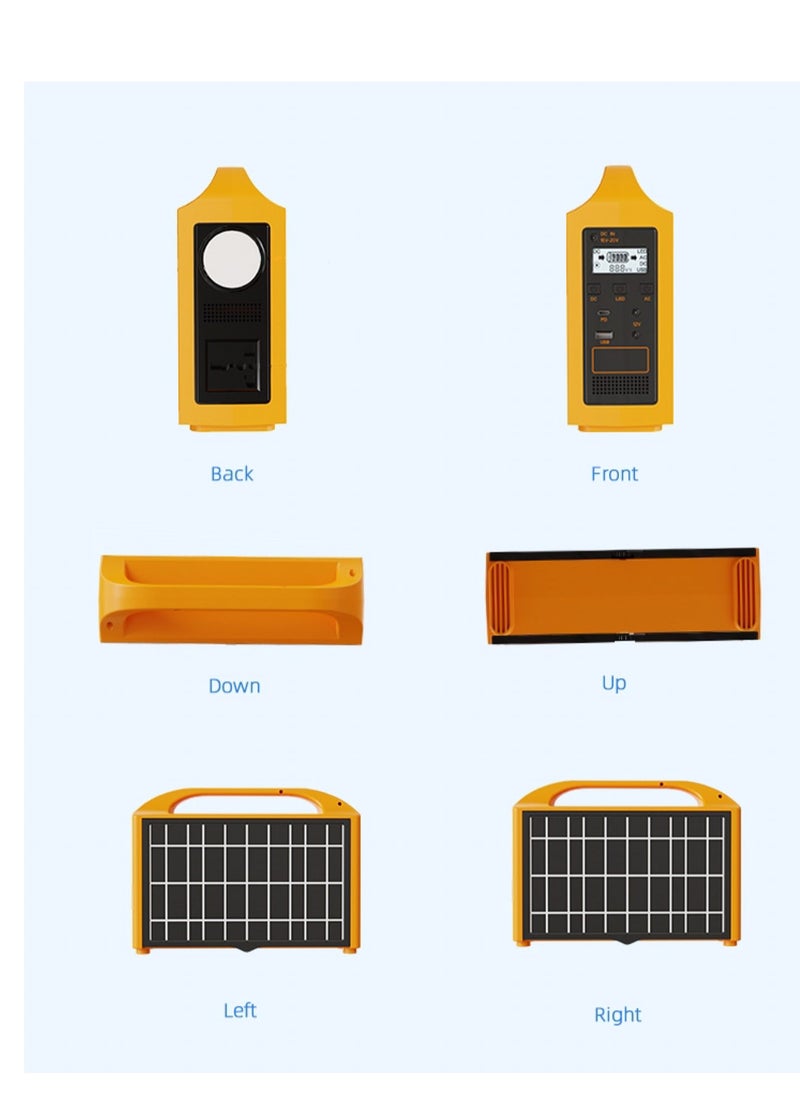Crony CRONY EG-013 Portable 100W Solar Inverter 76.8Wh LiFePO4 Battery USB PD Fast Charging  - Image 3