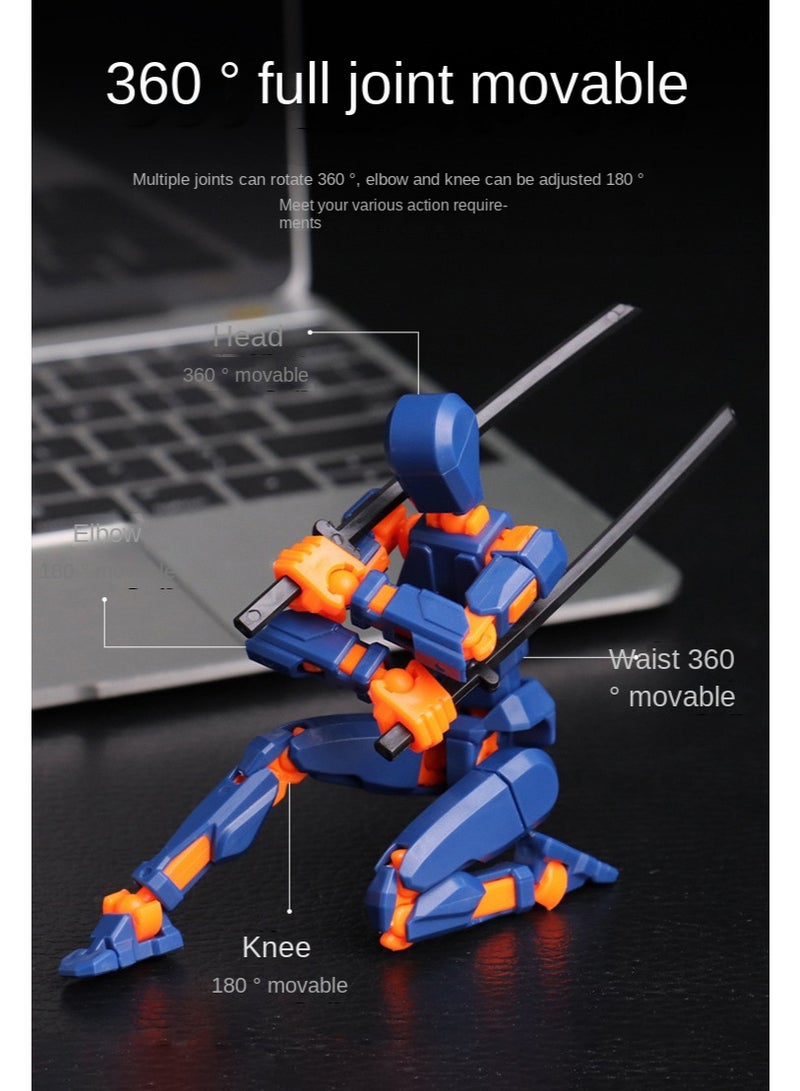 هايدو 11 قطعة 3D الطباعة دمية دمية ، دمية مع المفاصل المنقولة يمكن تجميعها ديي - Image 4