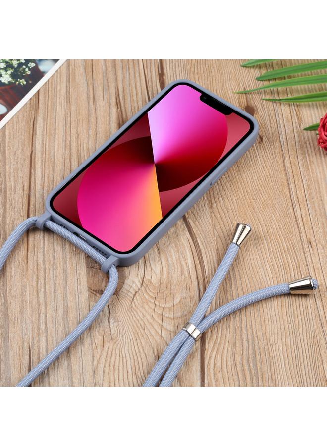 زبون جراب هاتف iPhone 13 مصنوع من الأكريليك المجوف مع حبل - Image 3