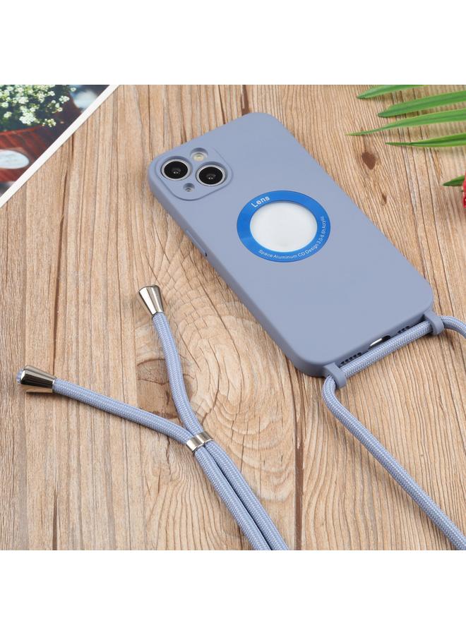 زبون جراب هاتف iPhone 13 مصنوع من الأكريليك المجوف مع حبل - Image 2