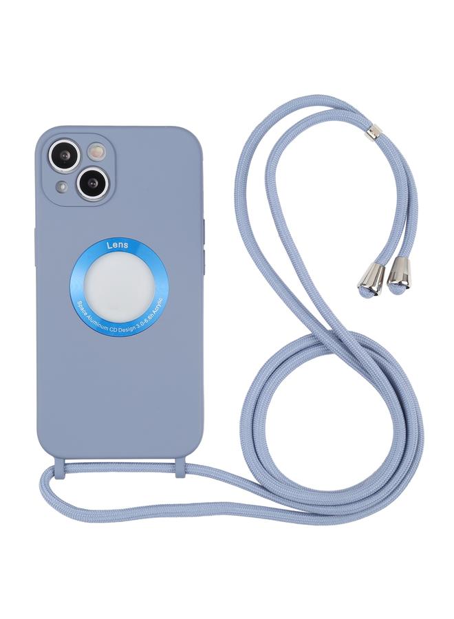 زبون جراب هاتف iPhone 13 مصنوع من الأكريليك المجوف مع حبل - Image 1