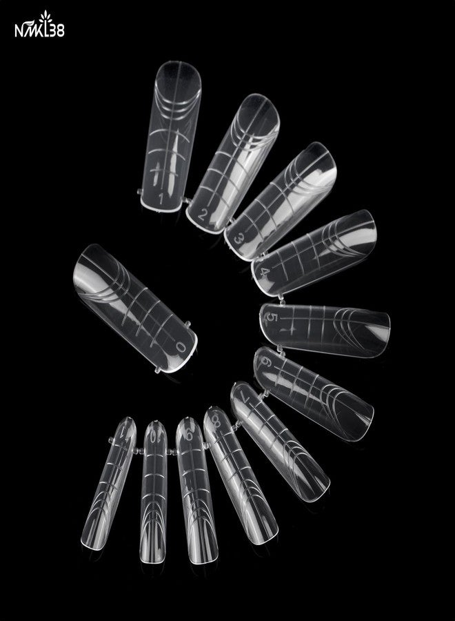 NMKL38 120PCS Dual Nail Forms 12 Sizes Full Cover Nail Molds With Scale Nail Art Design for Salon DIY at Home - Image 3