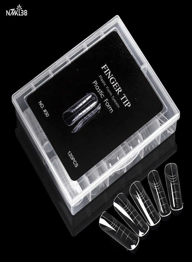 NMKL38 120PCS Dual Nail Forms 12 Sizes Full Cover Nail Molds With Scale Nail Art Design for Salon DIY at Home - Image 4