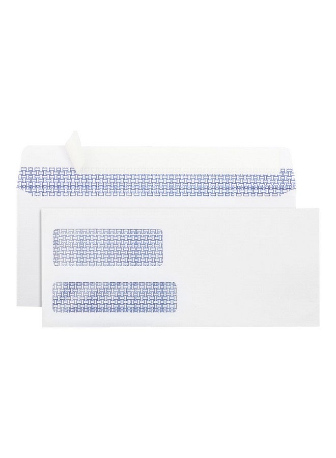 HERKKA 9 Double Window Security Envelopes Herkka No.9 Double Window Business Envelopes Designed For Quickbooks Invoices And Business Statements Number 9 Size 3 7/8 Inch X 8 7/8 Inch 24 Lb 500 Pack - Image 1