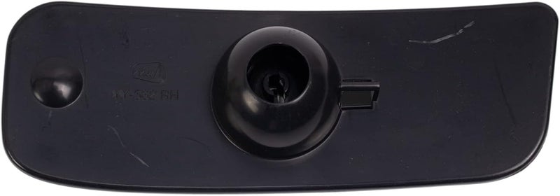 TRQ Passenger Side Lower Convex Mirror Glass Snap-On Compatible with 2012-2018 Nissan NV1500 NV2500 NV3500 Van Non-Tow - Image 4