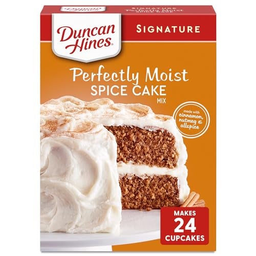 Duncan Hines Spice Cake Mix, Halloween Baking, 15.25 oz. - Image 1