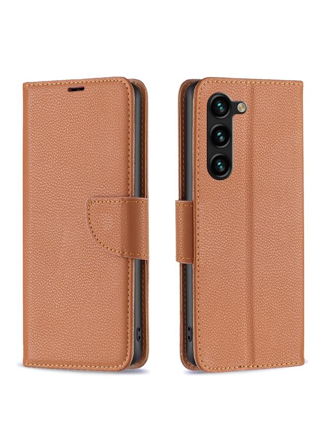 S-TOP Case For Samsung Galaxy S25+ 5G Litchi Texture Pure Color Flip Leather Phone Case - Image 1