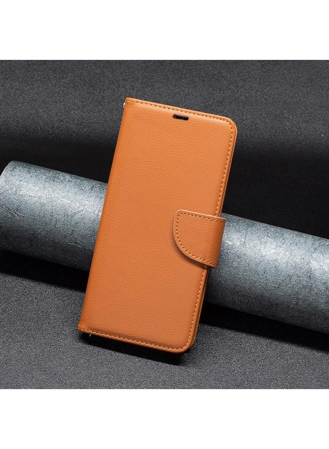 S-TOP Case For Samsung Galaxy S25+ 5G Litchi Texture Pure Color Flip Leather Phone Case - Image 2