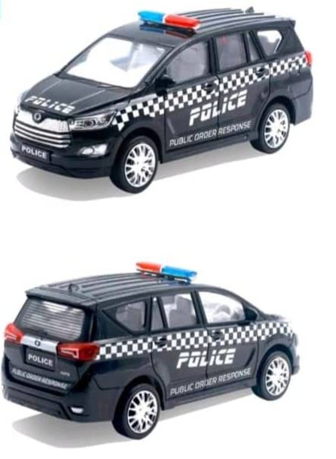 ASBK Daily Transport Vehicles, Cars, Auto, Jets, Bus, Aeroplane, Toys for School projects and kids. Pull Down Mechanism Vehicles (Poilce car) - Image 2