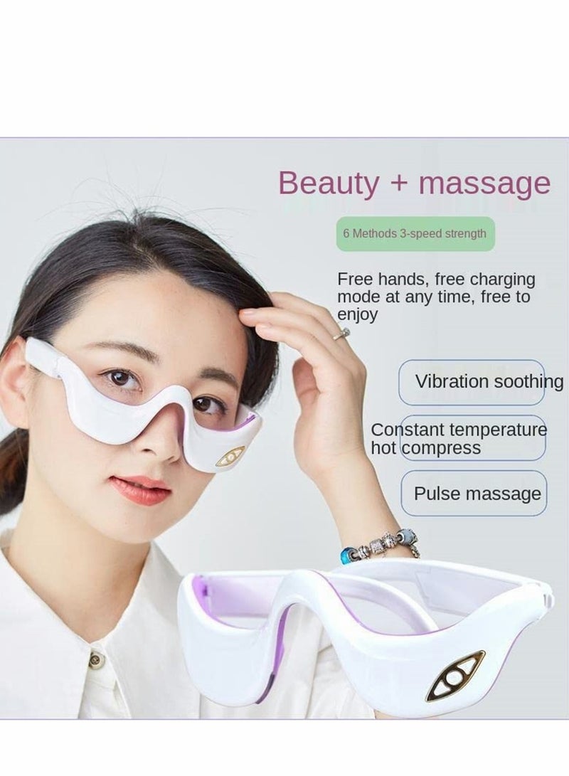 Excefore Eye Massager with Heat, Heated for Migraines, Relax and Reduce Strain Dark Circles Bags Dry Improve Sleep, Ideal Gifts Women/Men  - Image 2