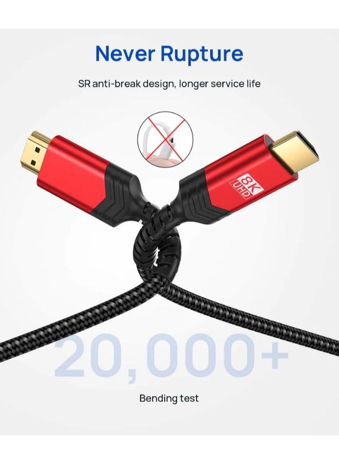 JSAUX - 8K HDMI Cable 8K@60Hz( 3M ) - Image 1