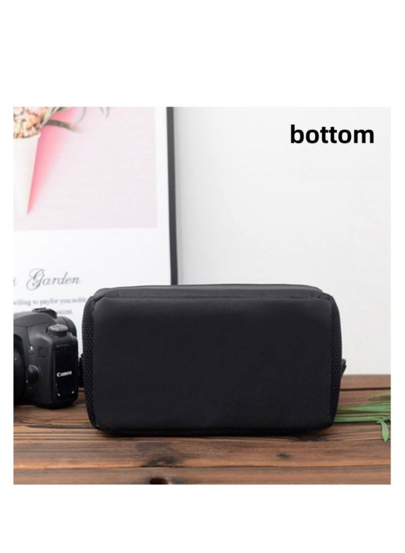 Healife Digital Camera Bag - Multi-Functional Professional Shoulder Crossbody Bag for DSLR Cameras, DVs, Long Zoom Lenses, Fishing Lights, and Instruments - Organized Compartments - 14*19*25cm - Image 4