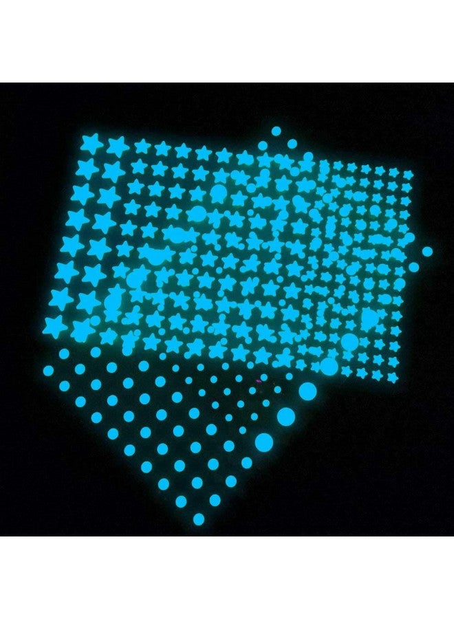 Neasyth 1230 Pcs Ultra Glow In The Dark Stars Wall Stickers, 3D Adhesive Dots Decor Starry Sky Decor For Kids Bedroom, Beautiful Wall Decals (Blue) - Image 2