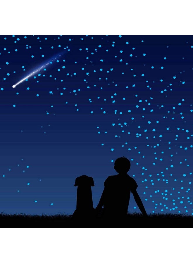 Neasyth 1230 Pcs Ultra Glow In The Dark Stars Wall Stickers, 3D Adhesive Dots Decor Starry Sky Decor For Kids Bedroom, Beautiful Wall Decals (Blue) - Image 5