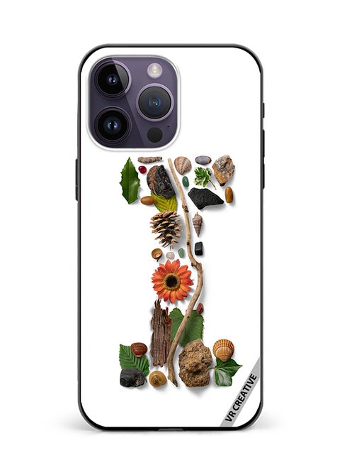 Protective Case Cover For Apple iPhone 16 Pro Alphabet I Design Multicolour