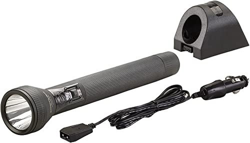 Streamlight ستريملايت 25302 SL-20LP 450 لومن مصباح يدوي LED بحجم كامل قابل لإعادة الشحن مع شاحن ذكي بجهد 12 فولت، أسود - Image 4