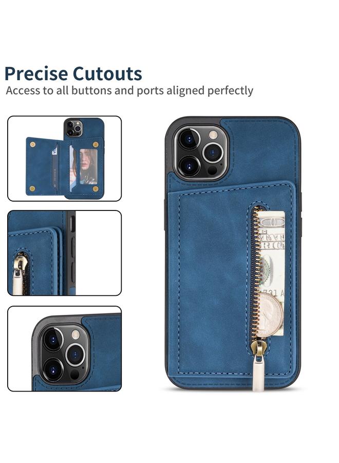 زبون جراب لهاتف iPhone 13 Pro Max مزود بسحاب وحامل للبطاقات - Image 3