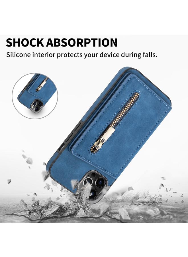 زبون جراب لهاتف iPhone 13 Pro Max مزود بسحاب وحامل للبطاقات - Image 5