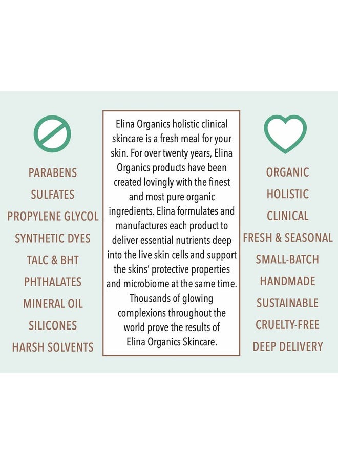 Elina Organics - Pore Purifying Oxygen Solution 1Oz Purified Water Infused With Bioenergetic Imprints Of Amethyst Hydrogen Water Infused With Oxygen Colloidal Silver Minimize Pores Reduce Acne - Image 1
