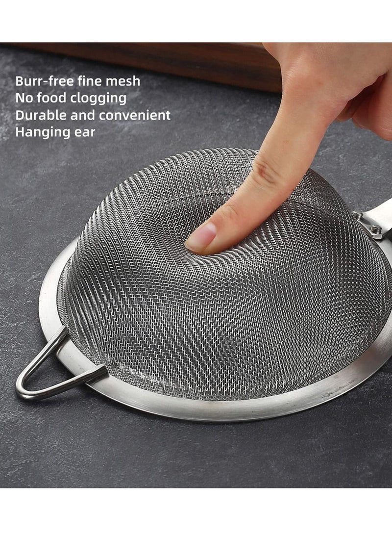 واي آند دي مصافي شبكية دقيقة من الستانلس ستيل SYOSI للمطبخ ، مصفاة-مقشدة بمقبض غربال - Image 3