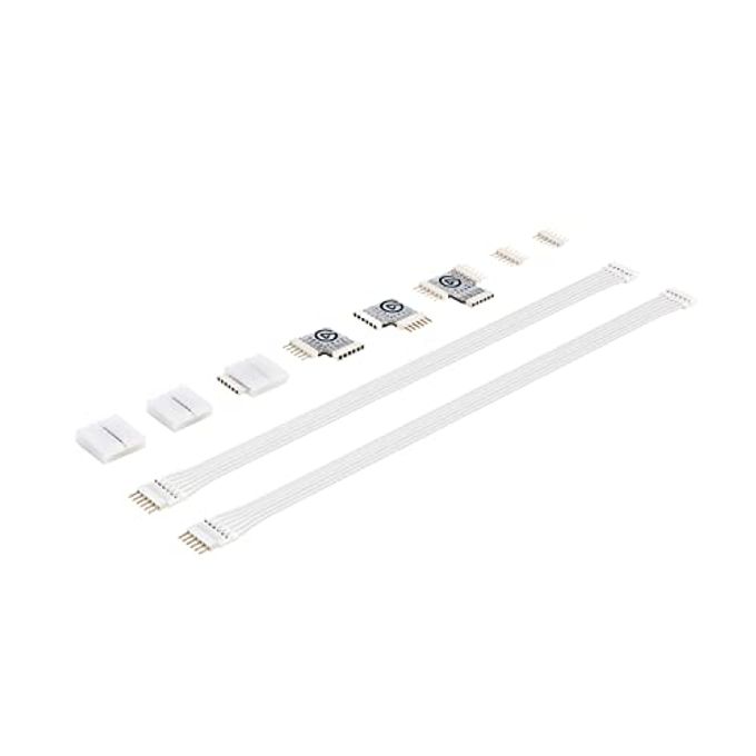 elgato Light Strip Connector Set Customise Your Lighting in Gaming, Streaming and Home Setups with a T-Connector, Corners, Extension Cables, and More, Compatible Light Strip - Image 4