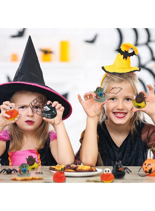 ArtCreativity Assorted Halloween Ducks for Jeeps (Pack of 12) - Variety of Mini Rubber Halloween Characters, Trick or Treat Supplies, Goodie Bag Fillers, Party Favors, Halloween Themed Bathtub Toys - Image 5