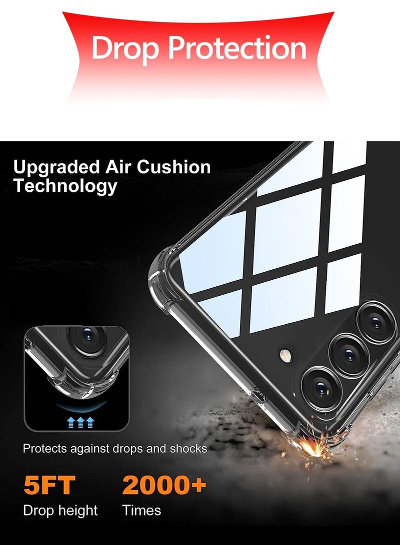 Wtech Anti Shock Bumper Corner Case Cover For Samsung Galaxy S23 Clear - Image 3