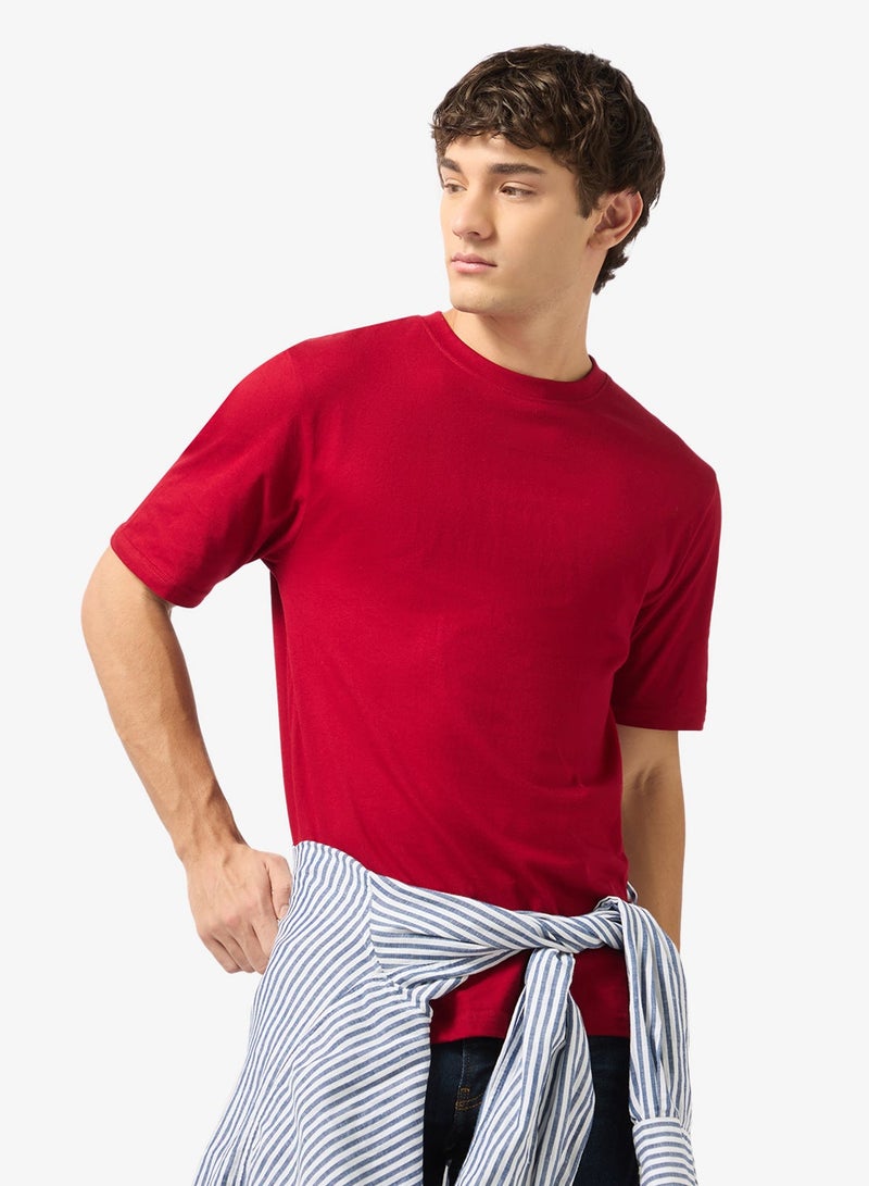 Seventy Five Basics Pack of 2 Regular Fit T-Shirt - Image 2