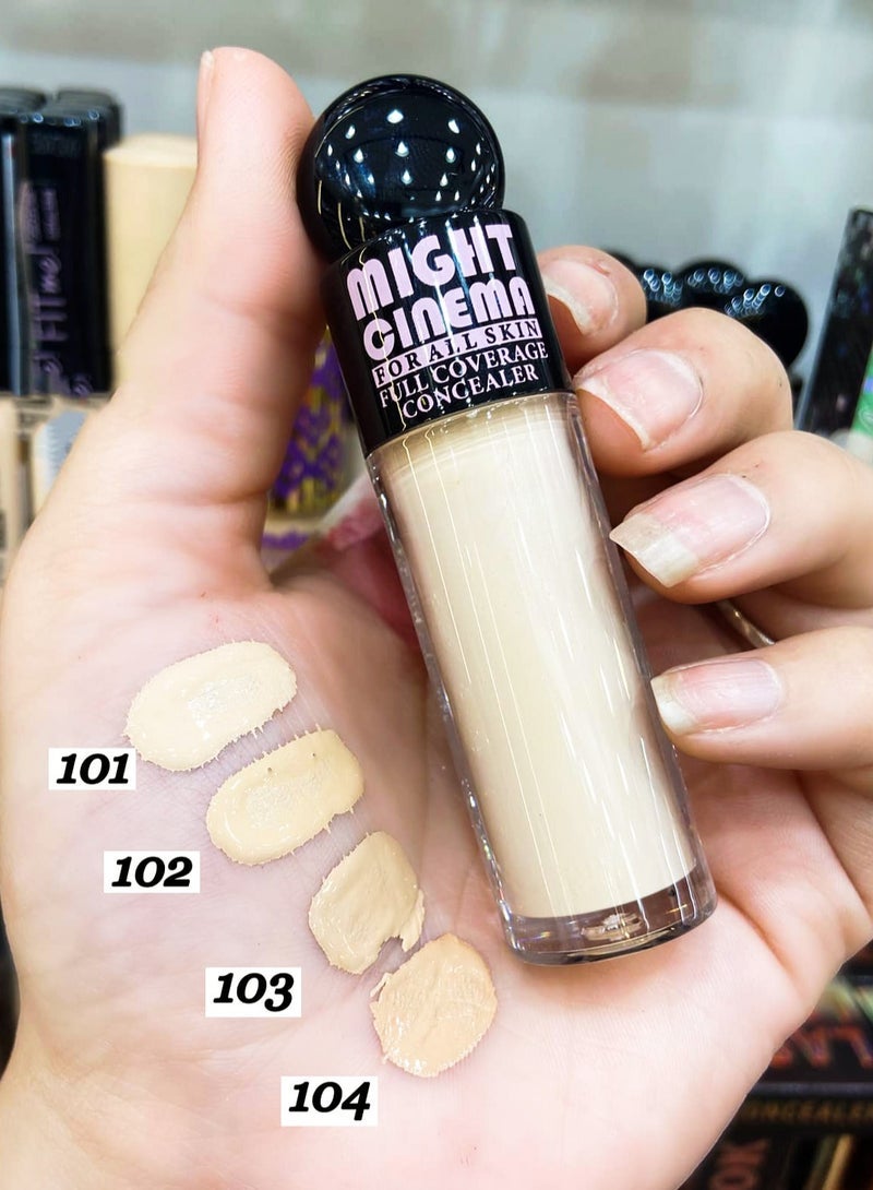 Might Cinema (Might Cinema) Concealer Full Coverage for All Skin Types - 5068-104 - Image 2
