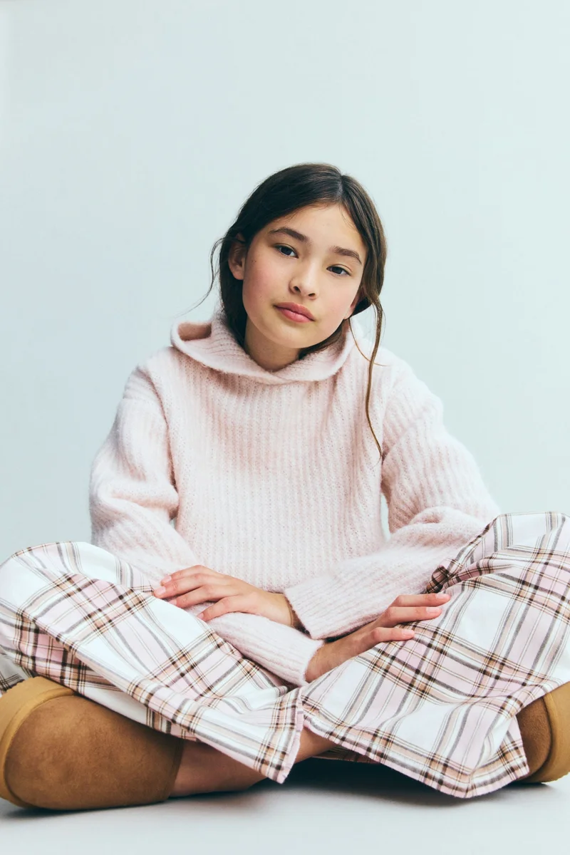 اتش اند ام بنطلون من القطن